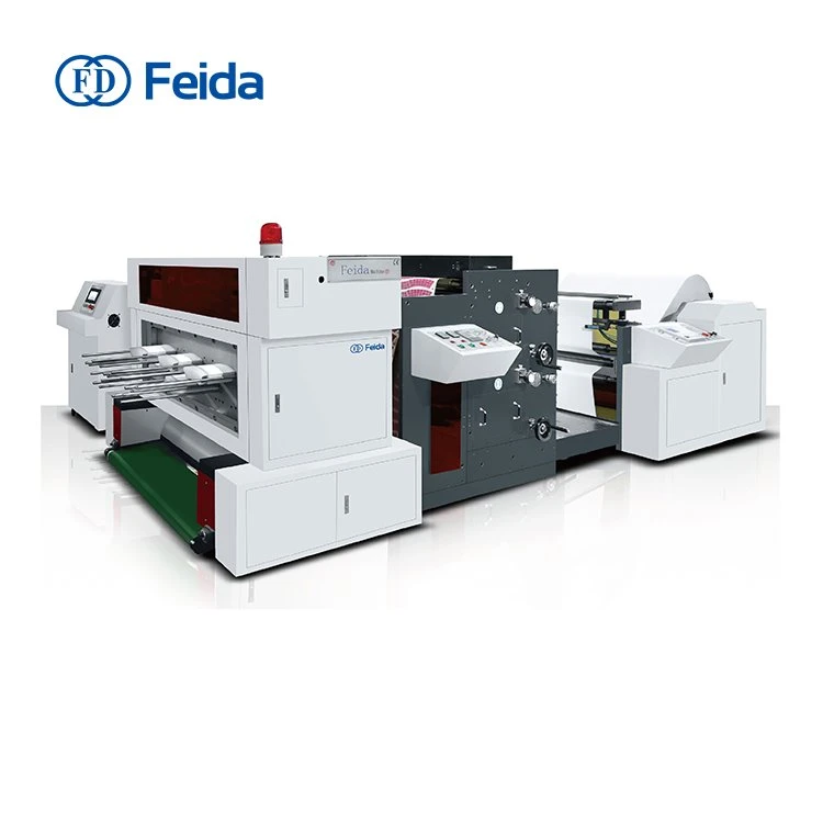 Roll Die Punching Machine Impression flexo en ligne